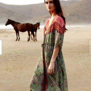 Anthropologie Chama Caftan Maxi Dress